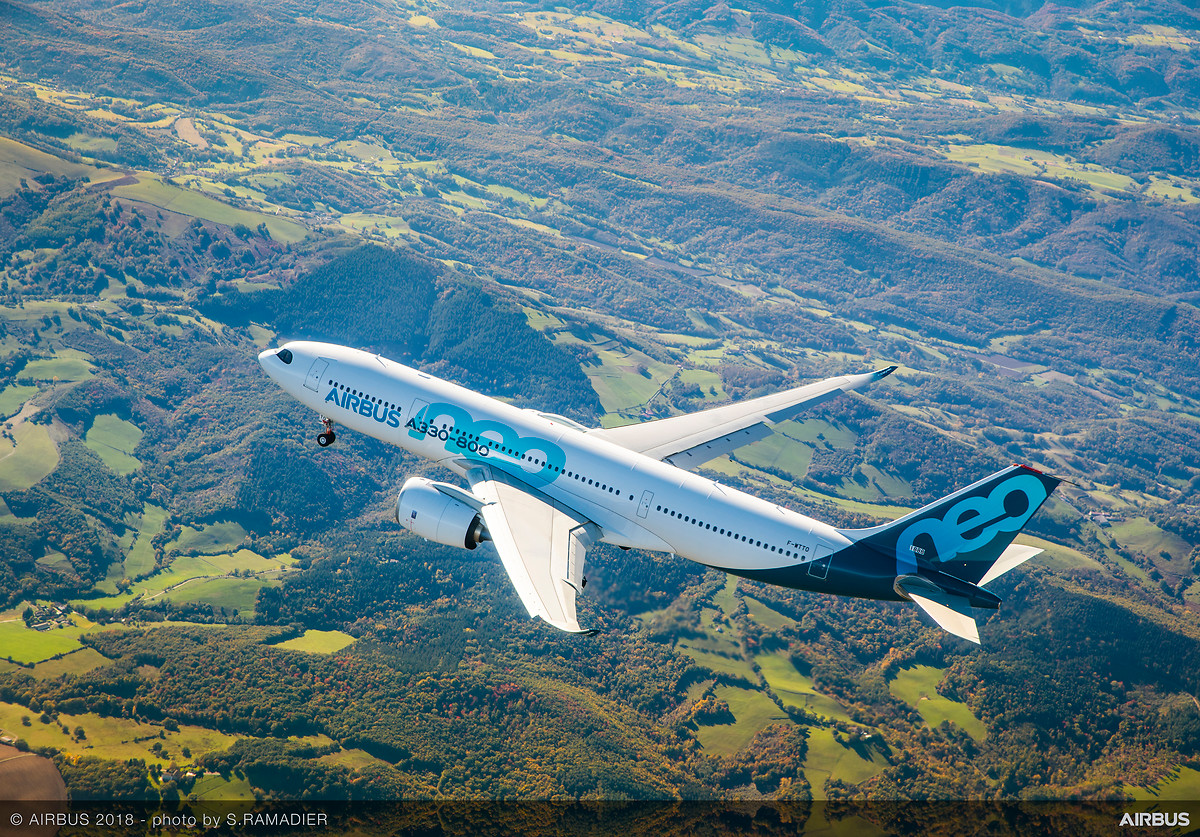 A330-800 Airbus MSN1888 First Flight