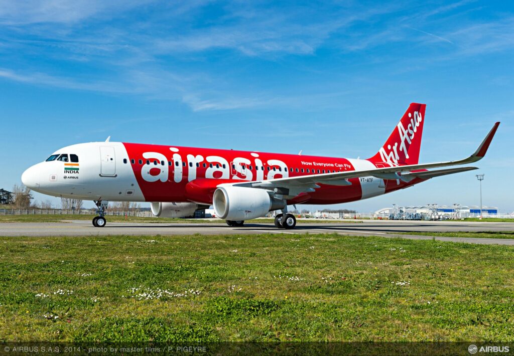 A320 AIRASIA INDIA ON GROUND